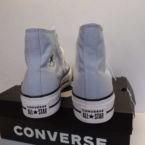 Women's Converse Chuck Taylor All Star Lift High Top Canvas Light Blue Size 9 - Picture 9 of 14